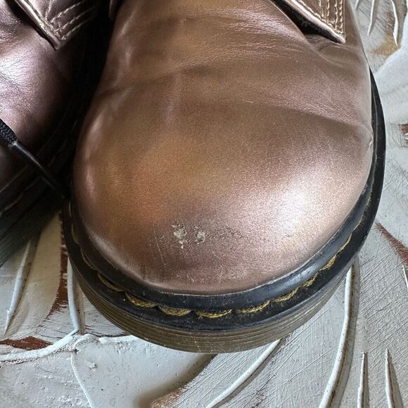 Dr Martens air wear rose gold combat boot size 5 - Picture 5 of 9